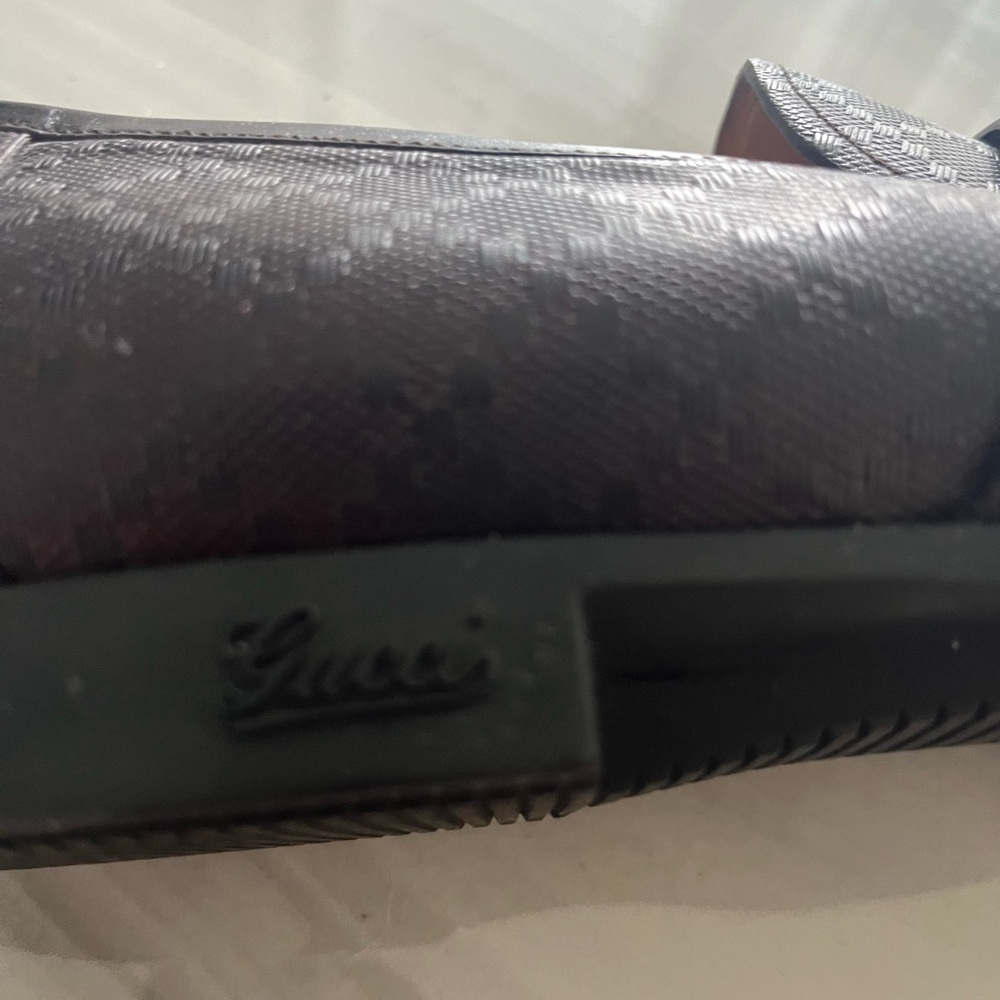 Gucci men’s shoe size 12. Chocolate brown. Excellent condition.